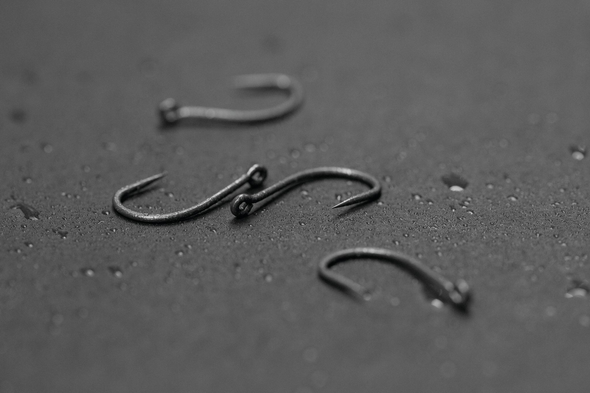 Out Turned Eye Hook (Barbed) - AA Baits