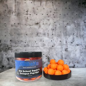 15mm Pop ups - Old school Squid & Octopus (Fluoro Orange)