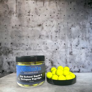 15mm Pop ups - Old school Squid & Octopus (Fluoro Yellow)