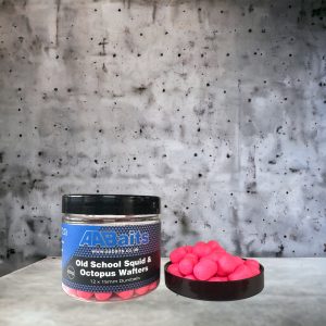 12x15mm Wafters - Old School Squid & Octopus (Fluoro Pink)