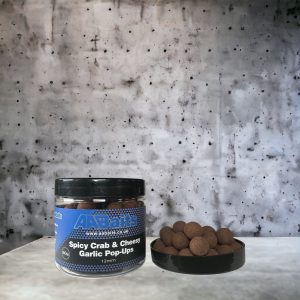 12mm Pop Ups - Spicy Crab & Cheesy garlic (Medium Brown)